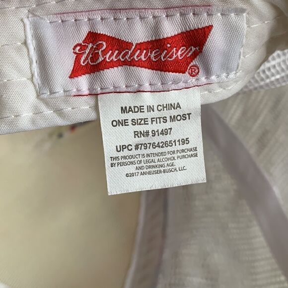 Vintage Budweiser Mesh Trucker Hat 80s King of Beers Bud Hat - Picture 4 of 5